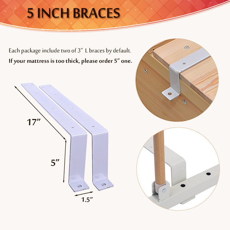 NEPPT Bed Frame Bracket Bed Frame Brackets Wayfair Canada